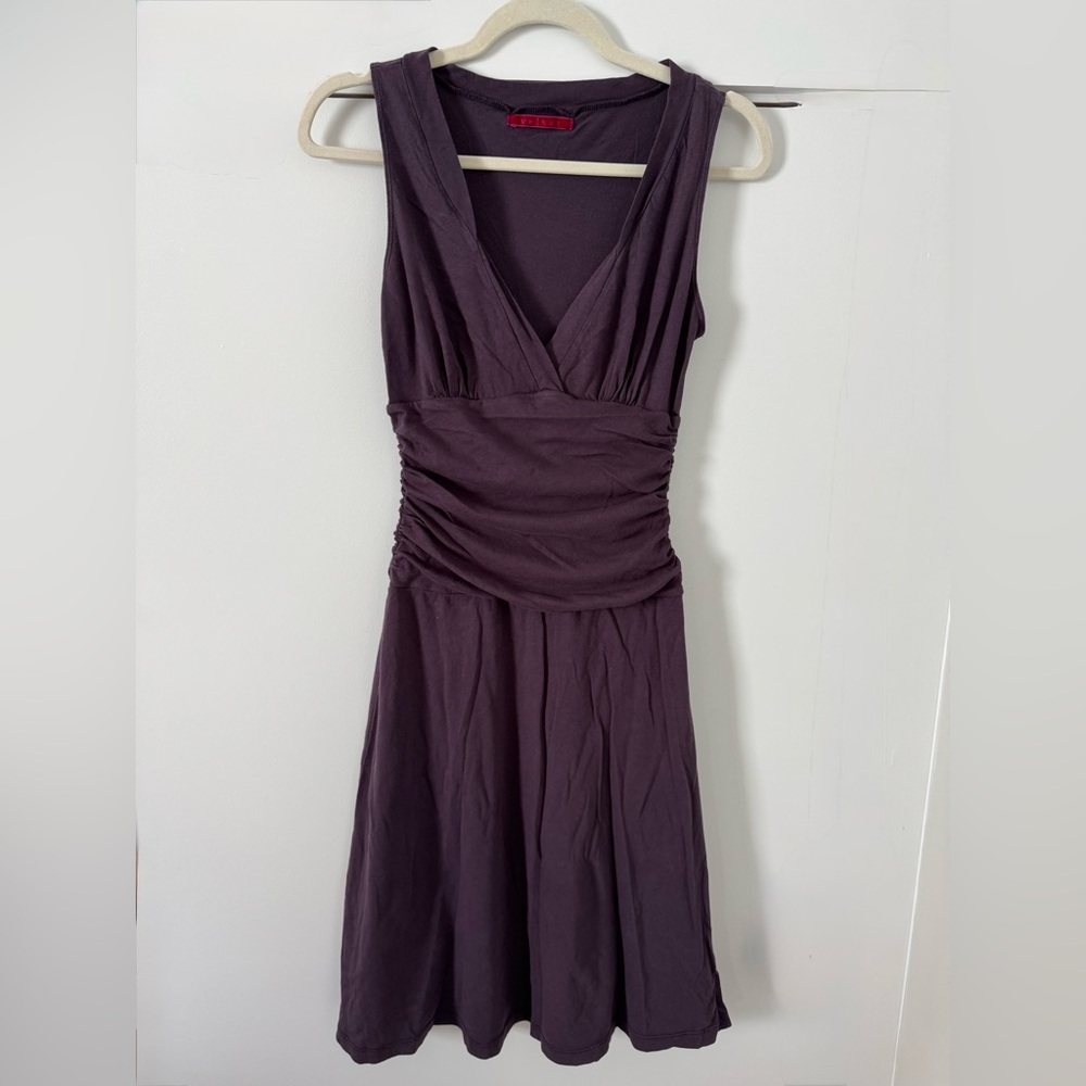 Velvet by Graham and Spencer purple cotton dress
